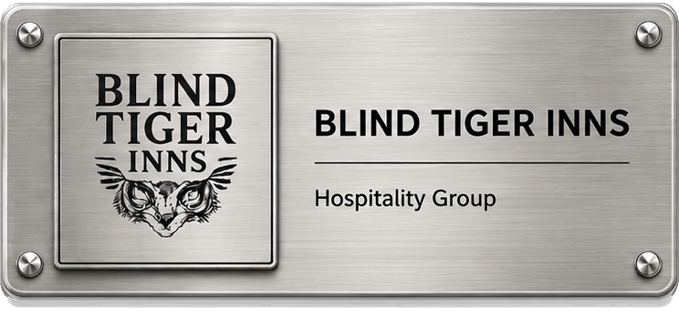 blind tiger inn logo a commercial mural client of urban gypset