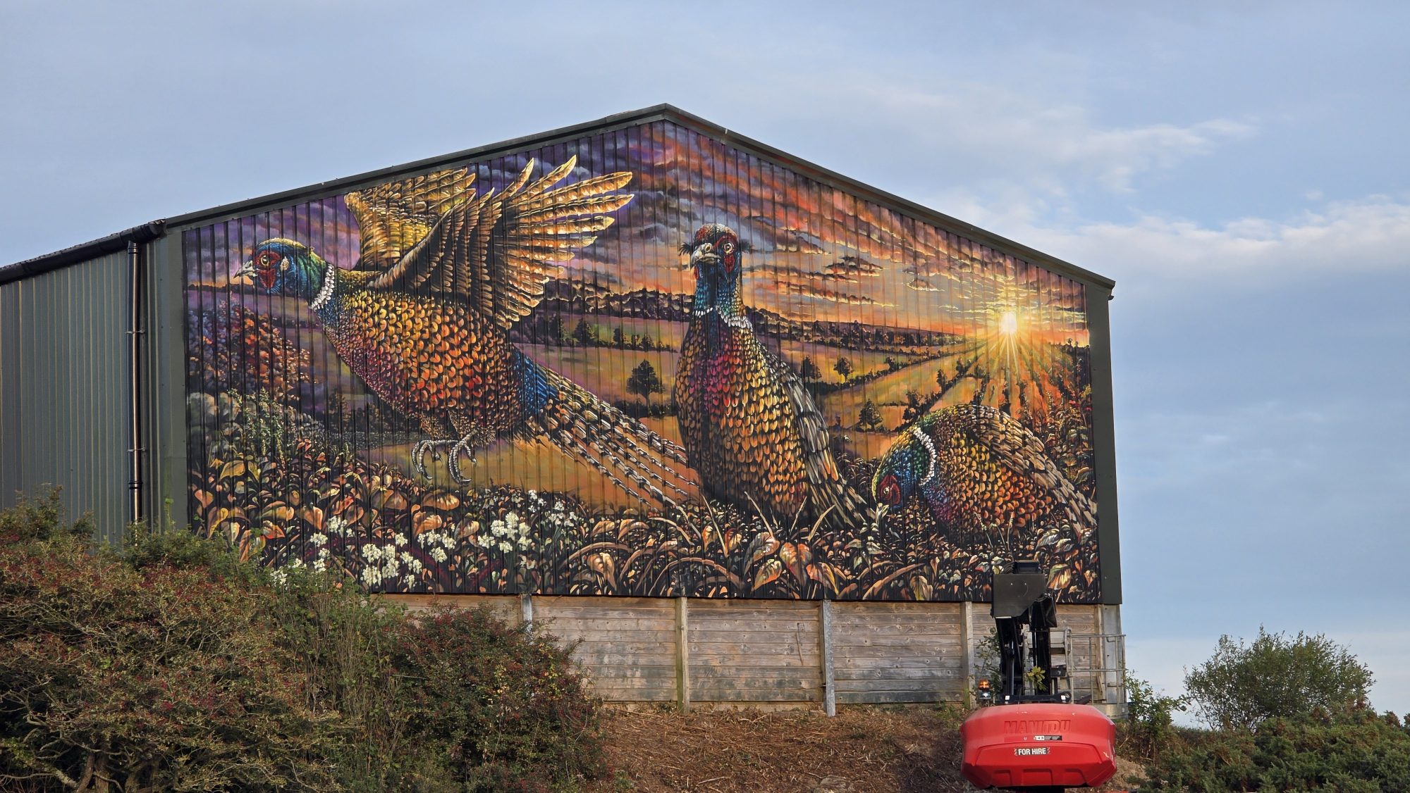 Professional mural artist creating bespoke large-scale wall murals across the UK