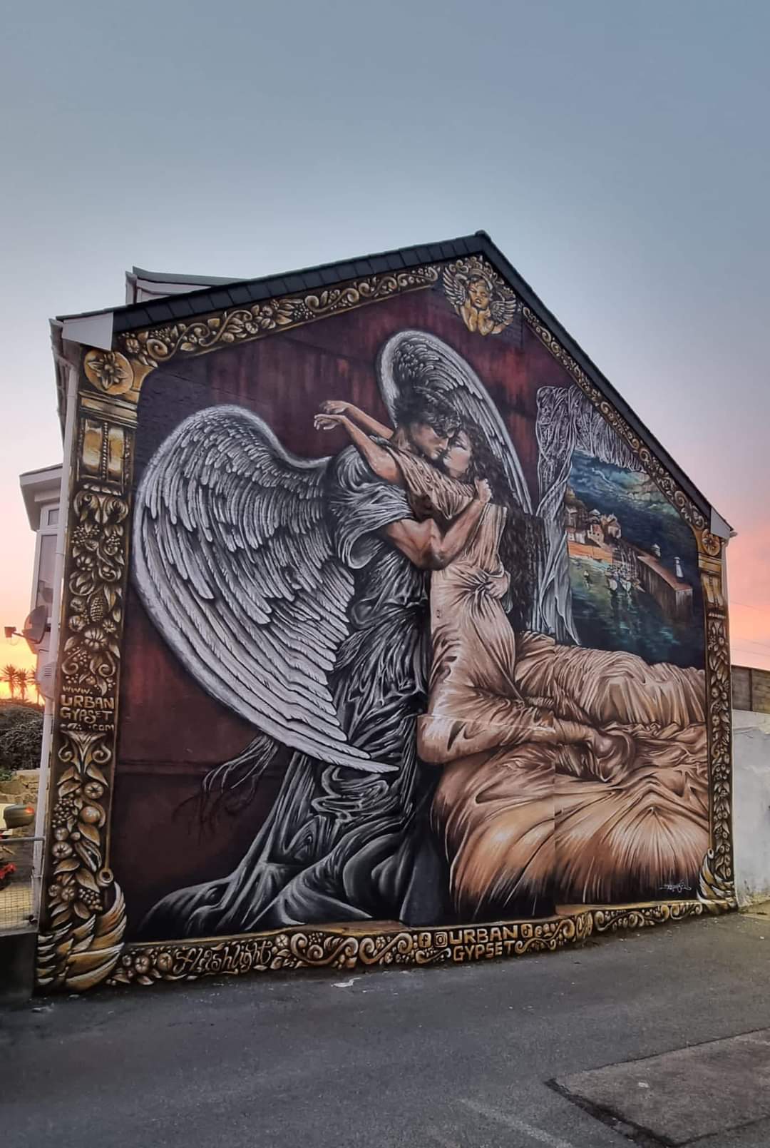 Professional mural artist creating bespoke large-scale murals in Cornwall