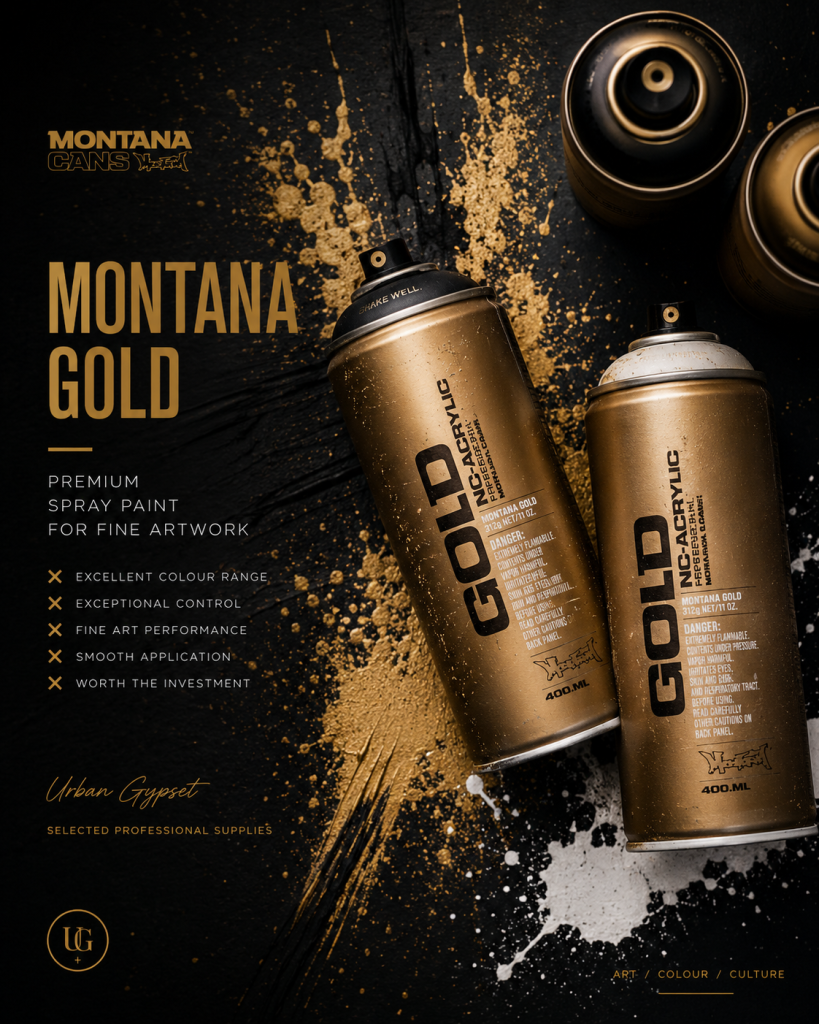 montana gold Professional Spray Paint for Murals